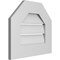 Ekena Millwork Octagonal Top Surface Mount PVC Gable Vent: Functional, w/ 3-1/2"W x 1"P Standard Frame, 18"W x 16"H GVPOT18X1601SF - alternate 2
